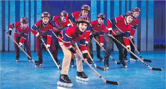  ??  ?? The centrepiec­e of the 2018-19 season is the all-Canadian musical The Hockey Sweater, based on the short story by Roch Carrier, which will take the place of A Christmas Carol in December.