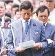  ?? ?? Charles attending the Melbourne Cup at Flemington in 1985.