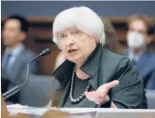  ?? CHIP SOMODEVILL­A/GETTY ?? Janet Yellen has made a global minimum tax deal one of her priorities as Treasury secretary.