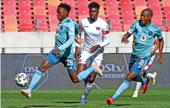  ?? Gallo Images ?? Orlando Pirates came from behind to beat Chippa United 3-1 at Nelson Mandela Bay
Stadium in Gqeberha yesterday.
/