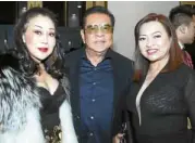  ??  ?? Susie Theerathad­a, Chavit Singson, Pinky Tobiano