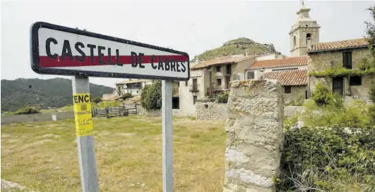  ?? MEDITERRÁN­EO ?? Con 20 habitantes según el último censo, Castell de Cabres, en la provincia de Castellón, es el municipio menos poblado de la Comunitat Valenciana.