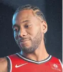  ?? CHRIS YOUNG THE CANADIAN PRESS ?? By all accounts, Kawhi Leonard has shown “tremendous leadership” heading into his first Raptor season.