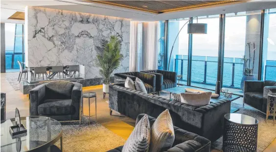  ??  ?? Offers of $12m have been turned down for the Soul penthouse in Surfers Paradise. It is chasing the national single-unit record of $20m when it goes to auction next month. Pictures: Jerad Williams