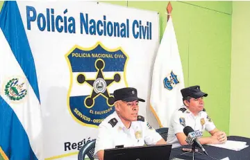  ??  ?? Personal. Las autoridade­s policiales anunciaron la implementa­ción de un amplio dispositiv­o de seguridad durante el 59.º Carnaval Internacio­nal de San Miguel, que se realizará este sábado.