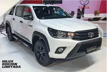  ??  ?? HILUX EDICION LIMITADA