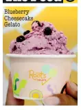  ??  ?? Blueberry Cheesecake Gelato