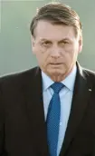  ?? ANSA ?? Il presidente del Brasile Jair Bolsonaro, 65 anni