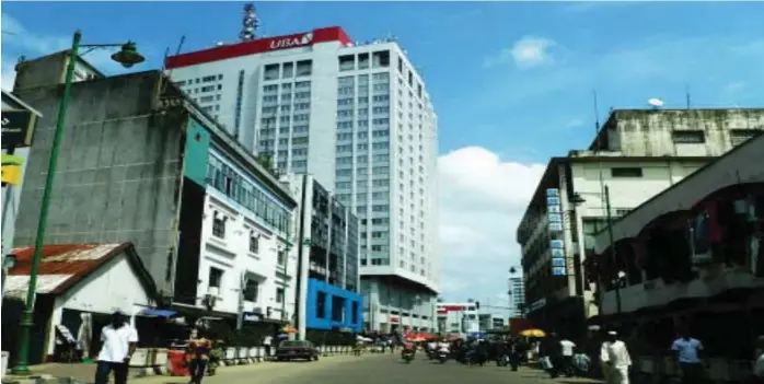  ?? AKINWUNMI IBRAHIM ?? A view of Lagos financial district