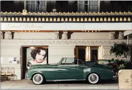  ?? PHOTOS BY GEORGE ETHEREDGE — THE NEW YORK TIMES ?? Elizabeth Taylor’s 1961 Rolls-royce Silver Cloud II Drophead Coupe, is on display outside the Pierre hotel in Manhattan, N.Y., last month. The car, delivered in December 1960 when the actress was married to pop singer Eddie Fisher, will be sold at auction Tuesday. Piedmont resident Karl Kardel bought the car from Taylor in the late 1970s.