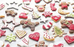  ?? 123RF STOCK ?? Food columnist Margaret Prouse says now is the time to make plans for baking Christmas cookies.