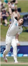  ?? AFP ?? Southee starred with bat and ball in Hamilton. —