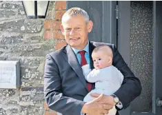  ?? ?? Martin Clunes has returned as GP Martin Ellingham for the final time