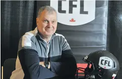  ?? SCOTT ROWED PHOTO ?? CFL commission­er Randy Ambrosie says there is nothing “nefarious” about placing a stop on bonus payments until a new collective bargaining agreement is reached.