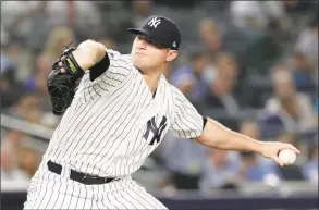  ?? Frank Franklin II / Associated Press ?? Zach Britton said he prefers being in a setup role with the Yankees than being a closer on another team with a lesser chance to win.