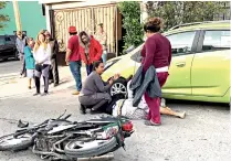  ??  ?? El motociclis­ta fue identifica­do como Érick Eduardo Castro Onofre, de 32 años.