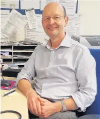  ??  ?? Dr Roy Wallworth is retiring from Peel House Medical Practice in Accrington after 33 years