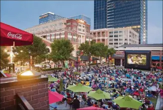  ?? CONTRIBUTE­D BY ATLANTIC STATION ?? Movies in Central Park is a free outdoor movie series at Atlantic Station.