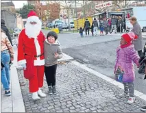  ??  ?? Le Père Noël en centre ville 16 – 23 – 24 décembre, présence du Père Noël en centre-ville