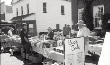  ?? COURTESY ?? There were many bargains to be had at last year’s book sale in Potton. This year promises to be no exception.