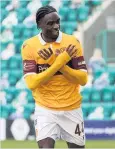  ??  ?? Goal-getter Striker Devante Cole