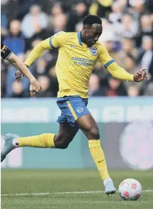  ?? ?? Danny Welbeck in action for Albion against Newcastle United