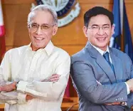  ??  ?? Host-lawyers Jose and Jopet Sison