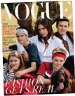  ??  ?? Victoria and kids on the cover of Vogue