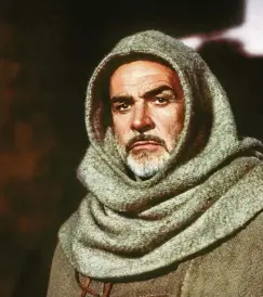  ?? ARCHIV-FOTO: STR / DPA ?? Der britische Schauspiel­er Sean Connery (gest. 2020) als Franziskan­ermönch William von Baskervill­e in dem Kinofilm „Der Name der Rose“nach dem gleichnami­gen Roman von Umberto Eco