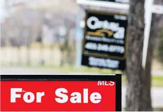  ??  ?? The Calgary Real Estate Board reports that continuing oversupply in the housing market is putting downward pressure on prices. “This is not a time to be testing the market,” says realtor Gary MacLean.