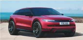  ??  ?? The ‘Road Rover’, seen in this artist’s impression, will represent the backbone of JLR’s electric vehicle sales.