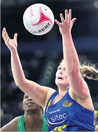  ??  ?? New signing Kim Commane made her Superleagu­e debut for Team Bath in the season opener