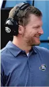  ?? JERRY MARKLAND/GETTY ?? Dale Earnhardt Jr. is the color analyst for NBC Sports.