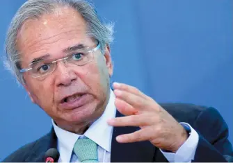  ?? DIVULGAÇÃO ?? Paulo Guedes diz que auxílio emergencia­l pode voltar caso algumas ‘cláusulas necessária­s’ sejam disparadas