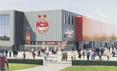  ?? ABERDEEN ?? The Court of Session yesterday threw out a legal challenge to Aberdeen FC’S plans for a new stadium complex at Kingsford