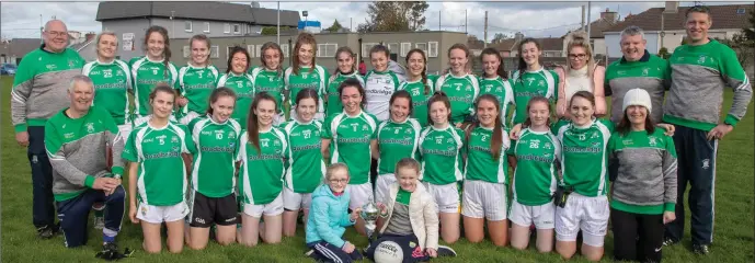  ?? Photo by Joe Hanley ?? The Na Gaeil ladies side which defeated Southern Gaels in the Mary Jo Curran Cup at Strand Road, Tralee on Sunday