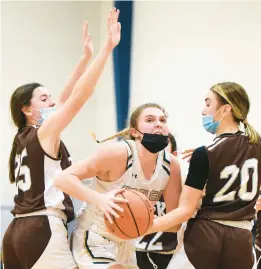  ?? PAUL W. GILLESPIE/CAPITAL GAZETTE ?? Indian Creek’s Haley Selmer facing Park School in 2022. The Eagles will rematch Park for the IAAM C Conference championsh­ip on Monday.