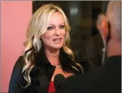  ?? PHILLIP FARAONE — GETTY IMAGES ?? Stormy Daniels attends a movie premiere at Linwood Dunn Theater on May 11, 2022, in Los Angeles.