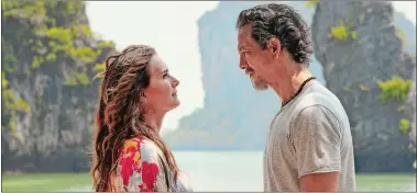  ?? Photos by Sasidis Sasisakulp­orn Netflix via AP ?? Brooke Shields and Benjamin Bratt star in “Mother of the Bride.”