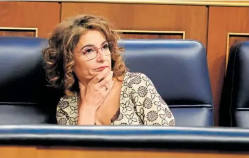  ?? // JAIME GARCÍA ?? La vicepresid­enta primera y ministra de Hacienda, María Jesús Montero
