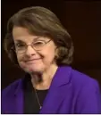  ??  ?? In this March 22 file photo, Senate Judiciary Committee’s ranking member Sen. Dianne Feinstein, D-Calif. returns on Capitol Hill in Washington, D.C., to hear testimony from Supreme Court Justice nominee Neil Gorsuch.