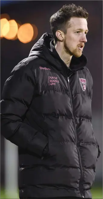  ??  ?? Damian Locke has been re-appointed for a second season as manager after a less than memorable campaign in charge of Wexford F.C.