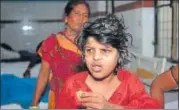  ?? SUBHANKAR CHAKRABORT­Y/HT ?? The child at Bahraich Hospital.