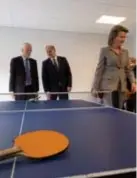  ??  ?? Een pingpongta­fel om te ontspannen.