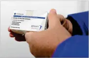  ?? AP ?? Experts at the European Medicines Agency said that it found a “possible link” between Johnson & Johnson’s COVID-19 vaccine and extremely rare blood clots, but reiterated that its benefits outweigh the risks.