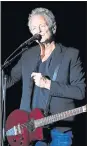  ?? NHAT V. MEYER — STAFF PHOTOGRAPH­ER ?? Lindsey Buckingham speaks to the audience in between songs at the Palace of Fine Arts Theater in San Francisco on Tuesday.