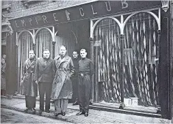  ?? ?? Oswald Mosley and Blackshirt­s in Stroud