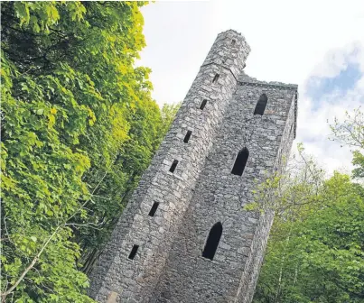  ?? Picture: Angus Findlay. ?? Binn Hill Tower enjoys views over the Carse of Gowrie and the River Tay.