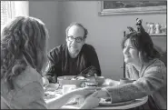  ??  ?? Richard (Paul Giamatti) and Rachel (Kathryn Hahn) interview a potential egg donor in Tamara Jenkins’ drama