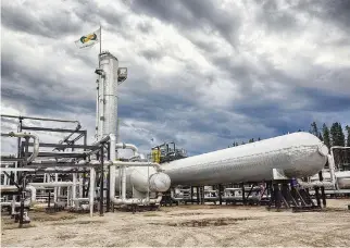  ?? SEVEN GENERATION­S ENERGY ?? Seven Generation­s Energy’s Kakwa River Project is about 100 kilometres from Grande Prairie, Alta. Analysts expect an output spike from some firms due partly to better internal cash flows.